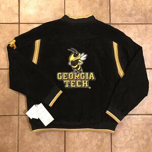 Men's G-III Global Identity Leather Georgia Tech Yellow Jackets Jacket-Size XL